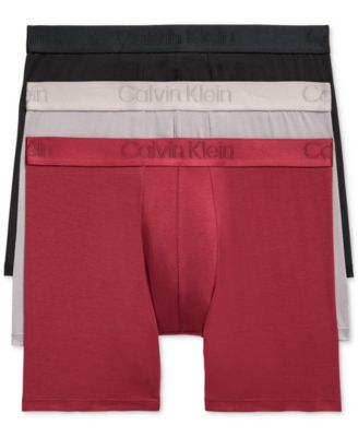 Calvin Klein - Men's 3-Pk. Stretch Solid Boxer Briefs