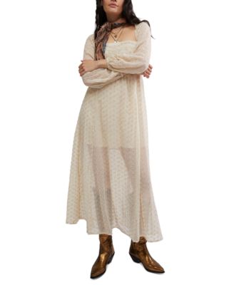 Free People - Malina Embroidered Eyelet Maxi Dress