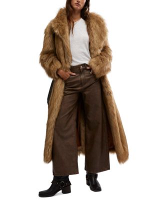 Free People - Women's Misha High-Rise Faux-Leather Pants