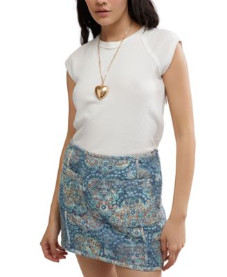 Free People - Women's Darla Quilted Mini Skirt