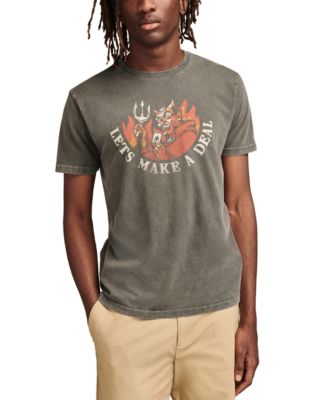 Lucky Brand - Men's Dev Deal Short Sleeve Crewneck Graphic T-Shirt