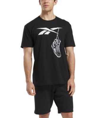 Reebok - Men's Practice Logo Sneaker Graphic T-Shirt