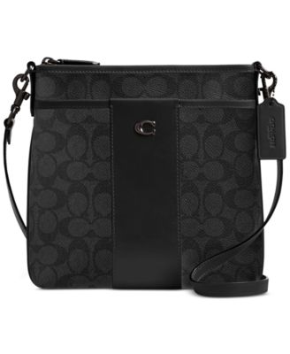 COACH - Kitt Signature Coated Canvas Small Messenger Crossbody
