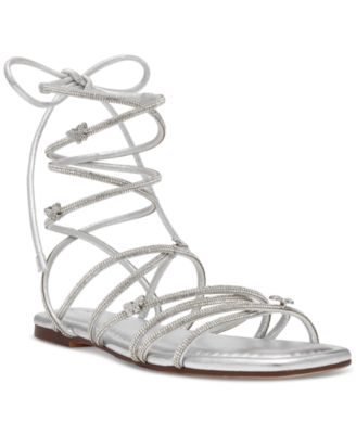 Wild Pair - Ednaa Lace-Up Flat Sandals