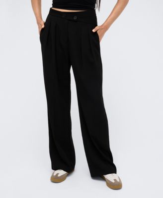Kenneth Cole - Women's High-Rise Criss-Cross Pants