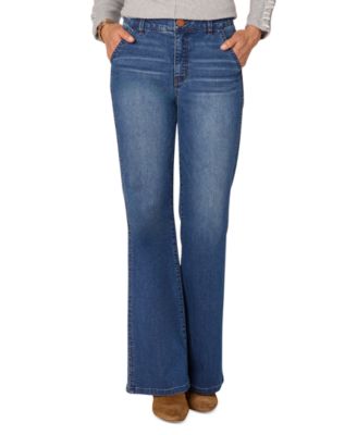 Democracy - Petite AbSolution Skyrise Double-Side-Seam Bootcut Trouser Jeans