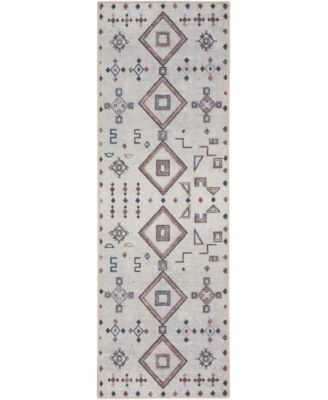 Nicole Curtis - Machine Washable Series 1 SR108 2'x6' Runner Area Rug