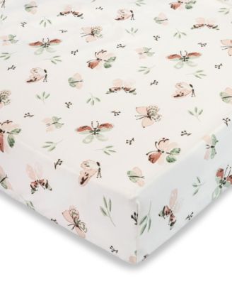 Crane Baby - Infants Parker Fitted Butterfly Crib Sheet