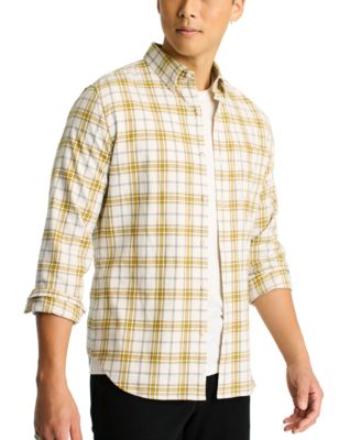 Bonobos - Men's Slim Fit Lightweight Long Sleeve Button-Down Plaid Flannel Shirt