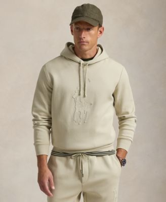 Polo Ralph Lauren - Men's Leather-Pony Double-Knit Hoodie