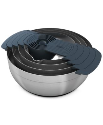 Joseph Joseph - 100 Collection Nesting Steel Bowls & Measuring Cup Set