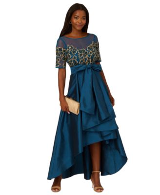 Adrianna Papell - Women's Beaded Taffeta Ball Gown