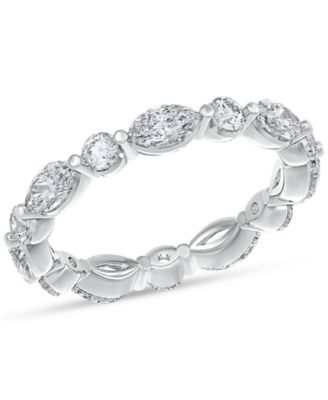 Macy's - Diamond Eternity Ring (2 ct. t.w.) in Platinum, 14k White Gold, 14k Gold or 14k Rose Gold