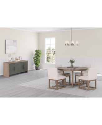 Furniture - Portmore 5 Pc Round Set (Table & 4 Side Chairs), Created for Macy's