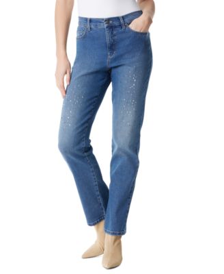 Gloria Vanderbilt - Women's Amanda Embellished Straight Jeans