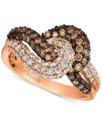 Le Vian - Chocolatier&reg; Diamond Statement Ring (1-3/8 ct. t.w.) in 14k Rose Gold