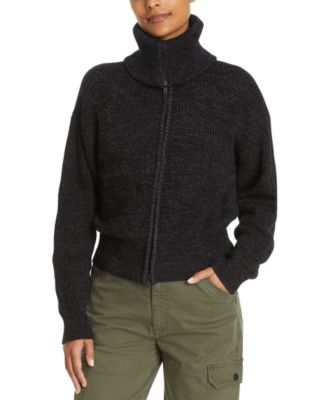 BASS OUTDOOR - Women's Funnel-Neck Zippered Sweater