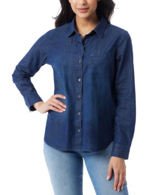 Gloria Vanderbilt - Women's Larissa Faded Denim Shirt