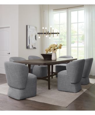 Furniture - 7 Pc. Set (Griffith Rectangular Dining Table & 6 Dimova Chairs), Created for Macy's