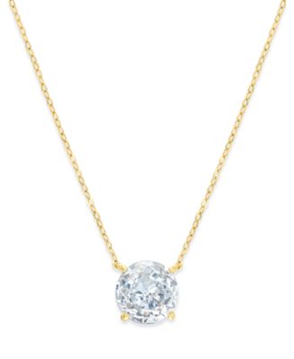 Eliot Danori - 18k Gold-Plated Crystal Pendant Necklace
