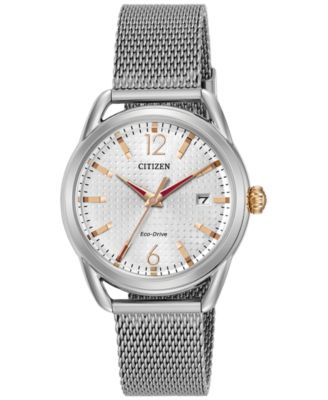 Citizen - Women's Drive Stainless Steel Mesh Bracelet Watch 34mm FE6081-51A