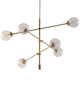 INK+IVY - Cyrus Metal & Glass Chandelier