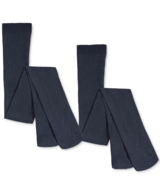 Trimfit - 2-Pk. Opaque Footed Tights, Little Girls (2-6X) & Big Girls (7-16)