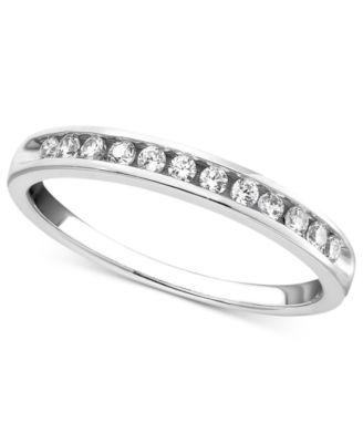 Macy's - Diamond Channel Band (1/4 ct. t.w.) in 14k Gold