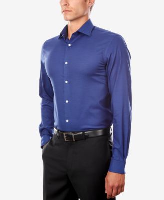 Michael Kors - Men's Regular Fit Airsoft Stretch Non-Iron Performance Solid Dress Shirt