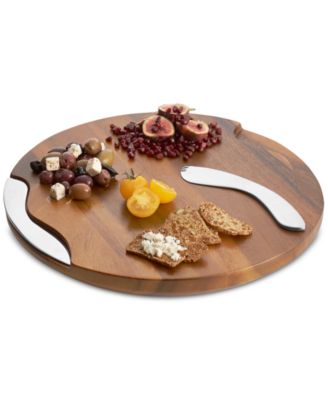 Nambé - Cheese Board with Knife and Spreader
