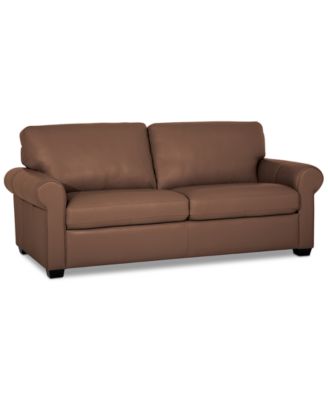 Furniture - Orid 77" Leather Apartment Sofa