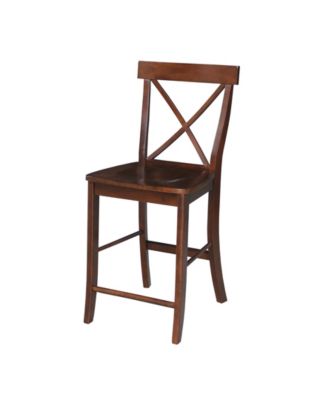 International Concepts - X-Back Counterheight Stool - 24" Seat Height