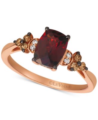 Le Vian - Rhodolite Garnet (1-3/4 ct. t.w.) & Diamond (1/6 ct. t.w.) in 14k Yellow Gold