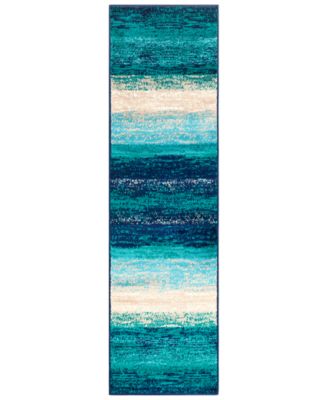 Livabliss - Paramount PAR-1109 Teal 2'2" x 7'6" Runner Area Rug