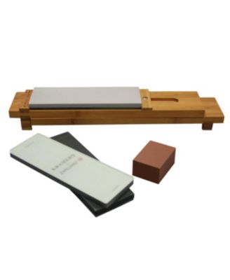 Zwilling - Kramer by  J.A. Henckels 6-Px. Glass Water Stone Sharpening Set