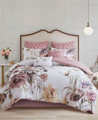 Madison Park - Cassandra 8 Piece Cotton Printed Comforter Set