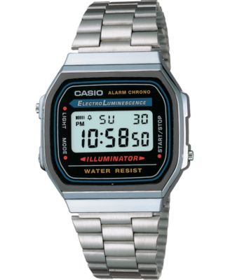 Casio - Unisex Digital Stainless Steel Bracelet Watch 32mm