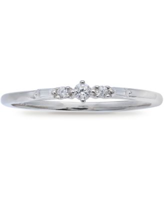 Giani Bernini - Cubic Zirconia Stacking Ring in Sterling Silver