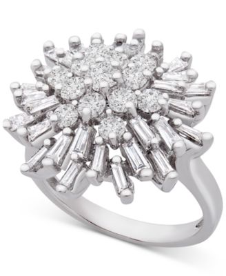 Wrapped in Love - Diamond Starburst Cluster Ring (1-1/2 ct. t.w.)