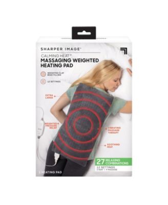Macy's - Sharper Image Massaging Weighted Heating Pad 12 Settings
