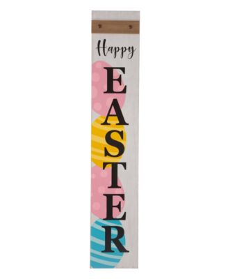 Glitzhome - 42"H Wooden "HAPPY EASTER" Porch Sign