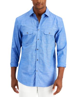 Alfani - Men's Regular-Fit Solid Shirt