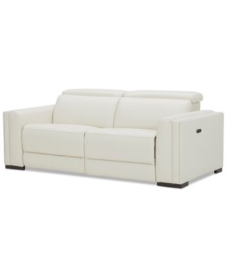 Furniture - Jenneth 2-Pc. Leather Sofa with 2 Power Motion Recliners