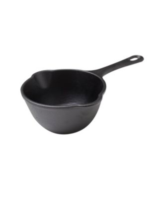 Victoria - Cast Iron Sauce Pan. 0.45qt Sauce Pot Seasoned
