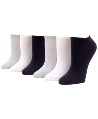 Hue - 6-Pk. Mesh-Top No-Show Sport Socks