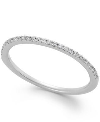 Macy's - Diamond Pav&eacute; Ring (1/8 ct. t.w.) in 14k Gold or White Gold