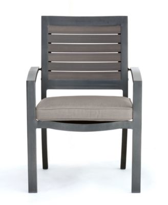 Agio - Set of 4 Marlough II Aluminum Outdoor Dining Chairs, Created for Macy's
