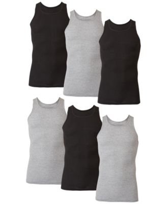 Hanes - Men's 6-Pk. Ultimate&reg; ComfortSoft&reg; Dyed Tanks