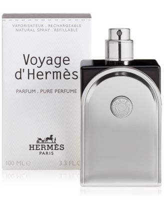 HERMS - Voyage d'Herm&egrave;s Pure Perfume, Parfum Refillable Spray, 3.3 oz.