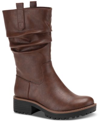 Sun + Stone - Nelliee Lug Sole Slouch Boots